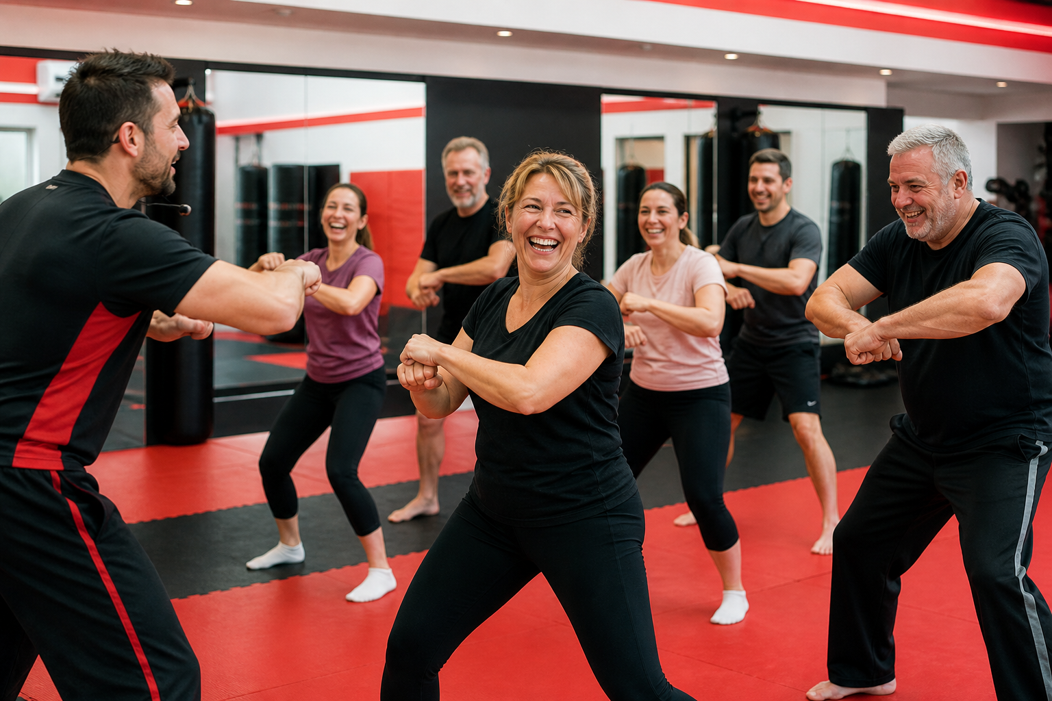 Erwachsene beim BushidoX Mitmachtraining